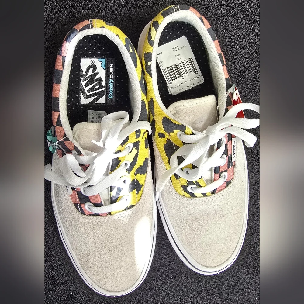 Vans Unisex Multicolor Sneakers, Women 6.5, Men 5 - Picture 9 of 10